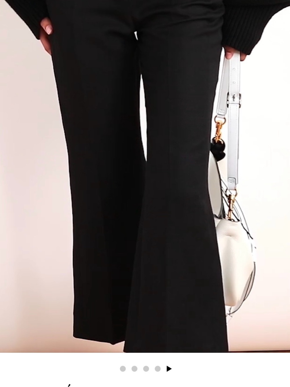 NWT Chloe cropped wool/linen trousers - Picture 9 of 10